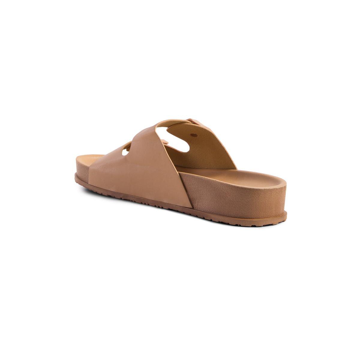 Женские сандалии London Rag Womens Minata Platform Buckled Slide Sandals 6 — фото 3
