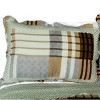 Slickblue Full/Queen 3PC Cotton Quilt Set, Reversible Vermicelli Quilted, Multi Design Options, Includes Shams - 3 of 4