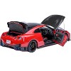 2022 Nissan GT-R (R35) Nismo Special Edition RHD Vibrant Red with Carbon Hood and Top 1/18 Model Car by Autoart - 2 of 4