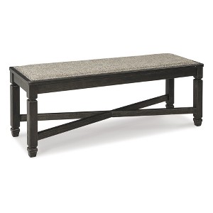 Signature Design by Ashley Tyler Creek Dining Bench, Black/Brown - 1 of 4