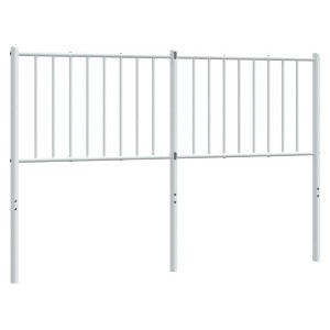 vidaXL Metal Headboard, White, 53.1" - 1 of 4
