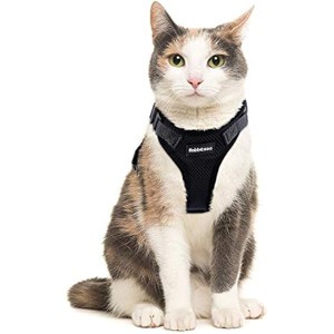 rabbitgoo Cat Harness for  Cats Soft Mesh Harness, Safe Outdoor Cat Jacket with Reflective Strips & 1 Metal Leash Ring - 1 of 1