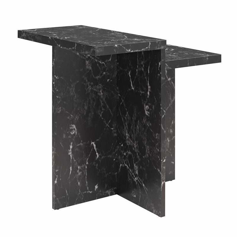  Brielle Modern Faux Marble Side Table - CosmoLiving by Cosmopolitan, 4 of 9