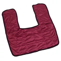 Hot or Cold Pack - Microwaveable or Freezable Neck and Shoulder Wrap - Moist Heat or Cool Therapy with Natural Buckwheat Filling by Bluestone (Maroon)