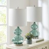 KTMBDW Table Lamps Set of 2, 25" Bedside Desk Lamps for Nightstand Decorations, Modern Glass Table lamp (LED Bulbs Included) - 3 of 4