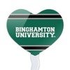 Binghamton University Stripes Heart Love Cupcake Picks Toppers Decoration Set of 6 - 2 of 4