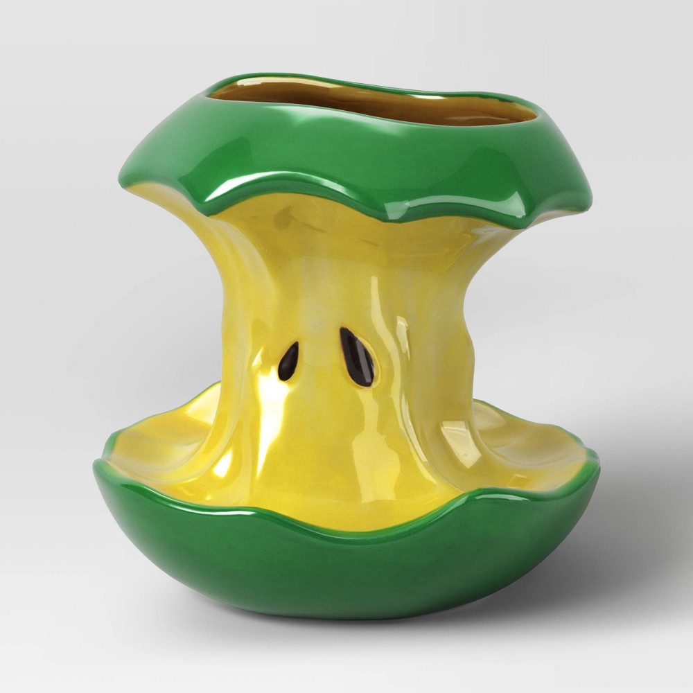 10% Recycled Ceramic Apple Vessel Green - Room Essentials™