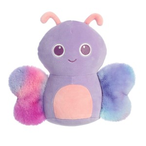 Aurora Small Squishy Hugs Butterfly Squishiverse Adorable Stuffed Animal Purple 9" - 1 of 4