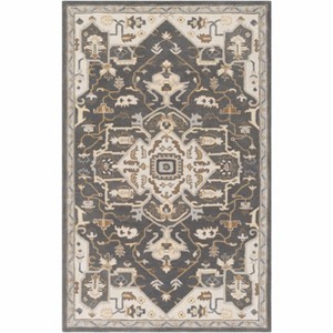 Hauteloom Broomfield 1145 Hand Tufted Blue Wool Rug - 1 of 4