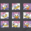 Girls' - Disney - Daisy Emotions Grid Short Sleeve Graphic T-Shirt - 2 of 4
