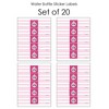 Big Dot of Happiness Bride-To-Be - Bridal Shower or Classy Bachelorette Party Water Bottle Sticker Labels - Set of 20 - 3 of 4