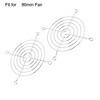 Unique Bargains 2 Pcs Metal Wire Finger Guard Protect Grill for 90mm Computer PC Cooling Fan - 3 of 4