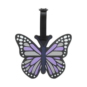 Unique Bargains Butterfly Luggage Tag 1 Pc - 1 of 4