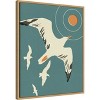 Amanti Art Seagull Block Print II by Jacob Green Framed Canvas Wall Art - 3 of 4