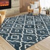 Machine Washable Vintage Floral Printed Area Rug Ultra Thin Non Slip Low Pile Stain Resistant Non Shedding Pet Friendly Floor Rug - 2 of 4