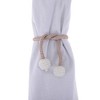 Unique Bargains Buckle Faux Pearl Curtain Tie Polyester ABS 2 Pcs - 4 of 4