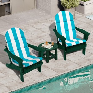 Crestlive Products Adirondack Chair Cushion High Back Patio Water Resistant Fade Resistant - 1 of 4