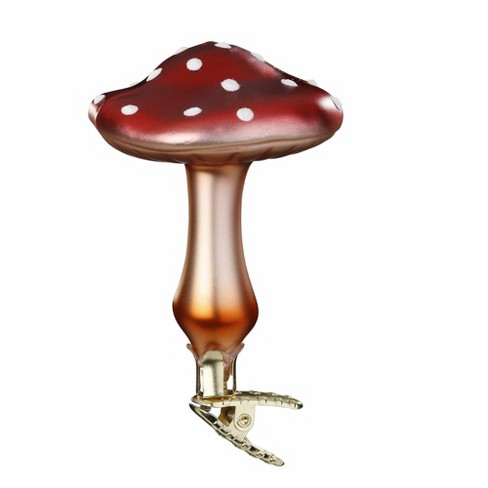 Inge Glas 3.25 In Forest Mushroom Clip-On Ornament Spring Christmas Tree Ornaments - image 1 of 3