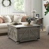 NicBex Modern 31.5" Square Coffee Table with Flip Top and Hidden Storage for Living Room and Office - 3 of 4