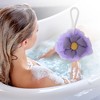 Unique Bargains Sunflowers Bath Shower Loofah Sponge 1 Pc - 4 of 4