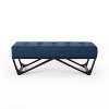 NicBex Modern 47" Bedroom Bench Accent Stools with Button Tufted Top for Bedroom and Entryway - 3 of 4