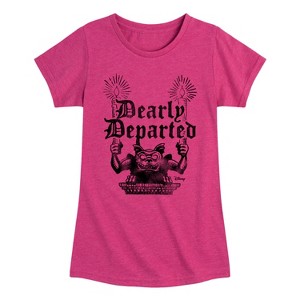 Girls' - Disney - Haunted Mansion Parks Attraction Fitted Short Sleeve Graphic T-Shirt - 1 of 4