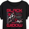 Women's - Marvel - Bw Dark Digital Oversized Graphic T-Shirt - 2 of 4