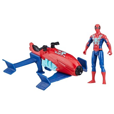 Marvel spider-man - super arachno -moto avec figurine spider-man