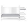 PAGED 3 in 1 Crib Wooden Convertible Baby Bed Frame with Panel, Adjustable Mattress Heights for Bedroom - 2 of 4