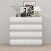 NicBex Modern 8-Drawer White Bedroom Dressers No Handle,Chest of Drawers for Bedroom,Entryway,Wooden Dresser Chest - 3 of 4