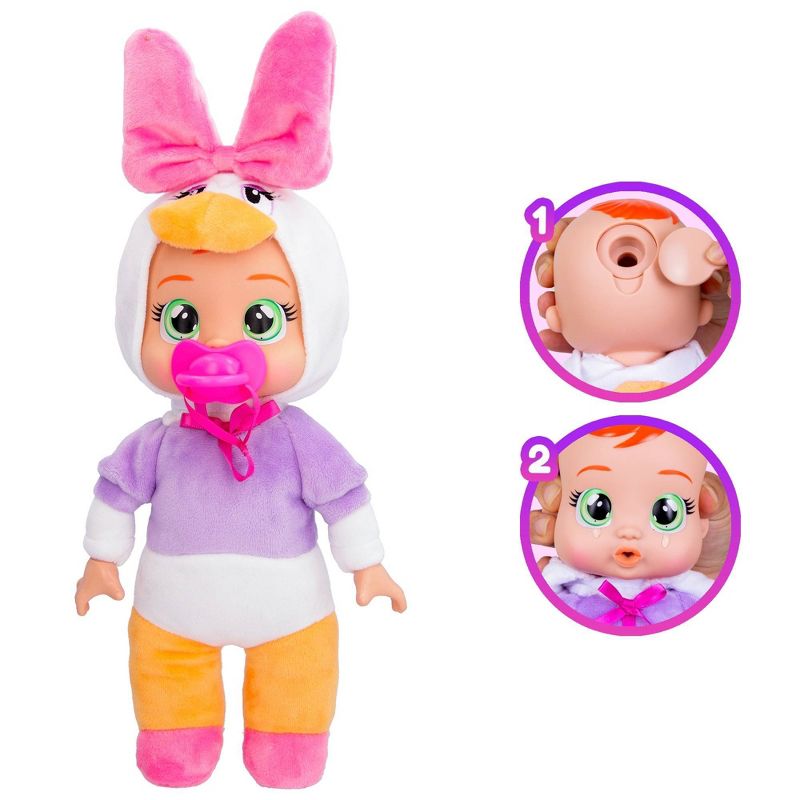Cry Babies Disney 9&#34; Plush Baby Doll Tiny Cuddles Inspired By Disney Daisy That Cry Real Tears, 2 of 6