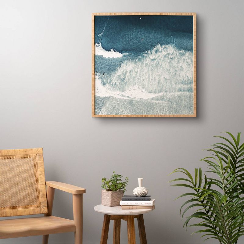 Ingrid Beddoes Ocean Surfers Framed Wall Art Blue - society6, 6 of 7