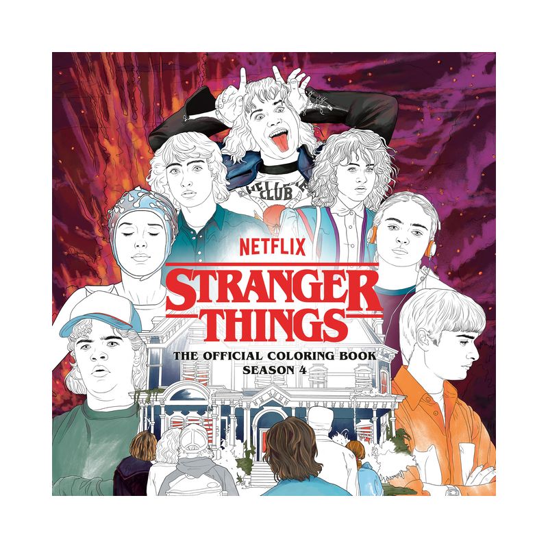 Stranger Things: The Official Coloring Book, Season 4 - by  Netflix (Paperback), 1 of 2