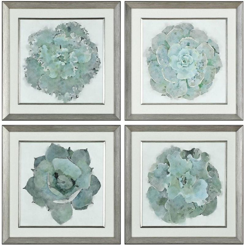 Uttermost Natural Beauties 22 1/4" Square 4-Piece Framed Wall Art Set, 1 of 4