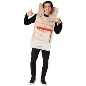 Imposta Costumes Adult Book of Matches Costume Bodysuit One Size Beige - 1 of 1