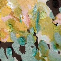 yellow green floral