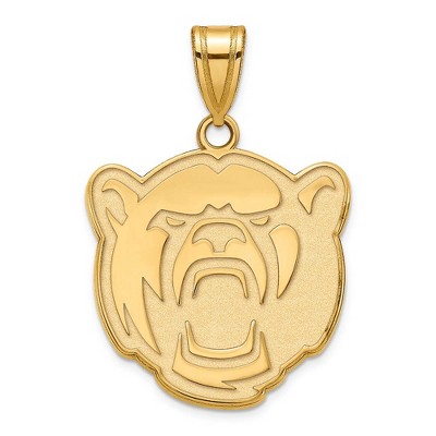 Black Bow Jewelry 10k Yellow Gold Baylor Bears NCAA Large Pendant