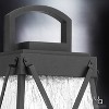 Urban Ambiance Luxury English Country Outdoor Post/Pier Light,  21-3/4"H x 10-1/2"W,  Midnight Black, UHP1057 - 4 of 4