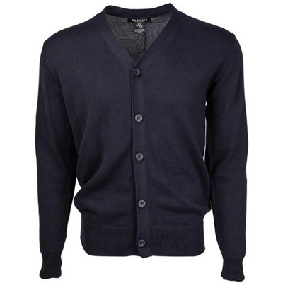 Malo button-up cotton cardigan - Blue