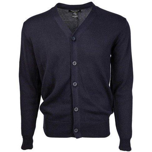 Men stylish solid hot sale button cardigan jacket