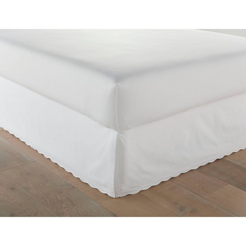 Stone Cottage Queen Solid Scallop Bedskirt White, 2 of 6
