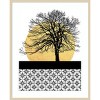 Amanti Art Yellow Moon Rising I by Regina Morre Wood Framed Wall Art Print - 4 of 4