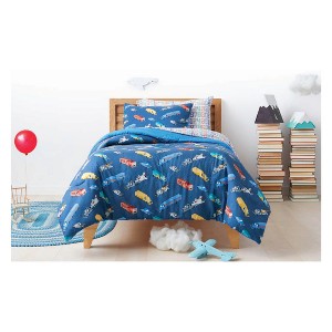 Transportation Comforter Set (Full/Queen) - Pillowfort , Blue