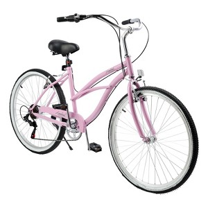 Topteng 26" Adult Beach Cruiser Bike - 1 of 4