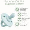 Pacifier 4 pack Soother for Newborns 100% Food Grade Soft Silicone by Comfy Cubs - 3 of 4