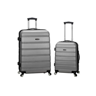 silver luggage set