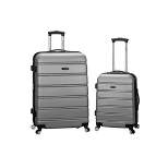 Rockland Melbourne 2pc ABS Hardside Carry On Spinner Luggage Set