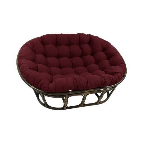 Papasan double chair online cushion