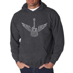LA Pop Art Men's Word Art Hooded Sweatshirt - Amazing Grace - 1 of 4