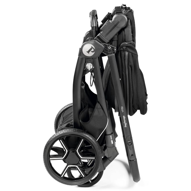 Peg Perego Ypsi Compact Single to Double Stroller - True Black, 4 of 8